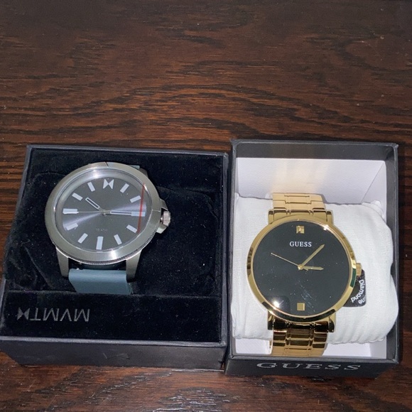 Guess and MVMT watch